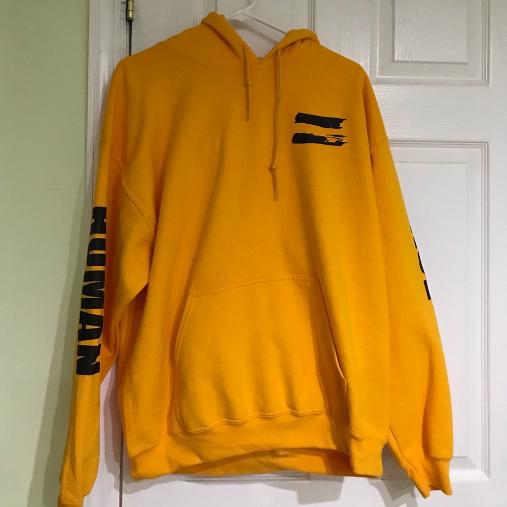 Human Race Hoodie Yellow